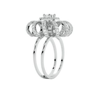 Lily Round Diamond Engagement Ring